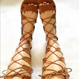 Mossimo Supply Co. Shoes - Lace Up Gladiator Sandals Mossimo Supply Co. Shoes - Lace Up Gladiator Sandals